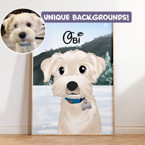 Cartoon Dog Portrait, Pet Cartoon, Cartoon Pet Portrait, Valentines Day, Cat Cartoon, Dog Cartoon, Pet Portrait, Cartoon Pet