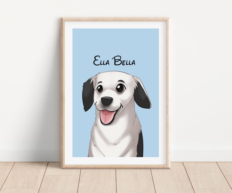 Cartoon Dog Portrait, Pet Cartoon, Cartoon Pet Portrait, Valentines Day, Cat Cartoon, Dog Cartoon, Pet Portrait, Cartoon Pet image 7