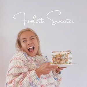 Funfetti Sweater Pattern Etsy