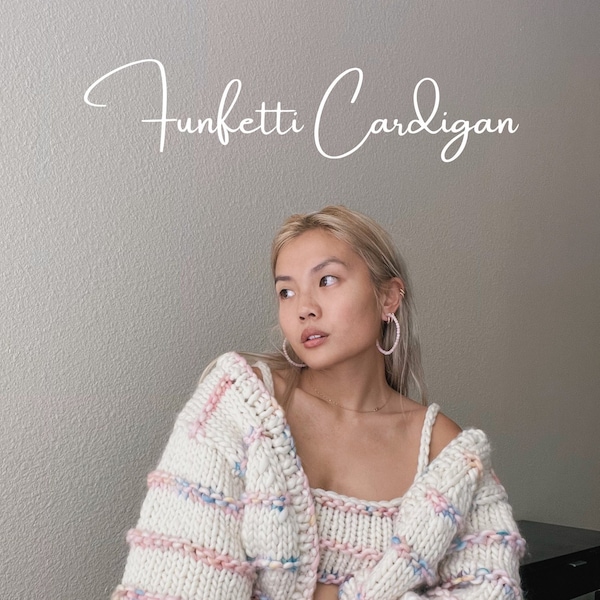 Funfetti Cardigan Pattern