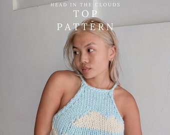 Head in the Clouds Top Pattern