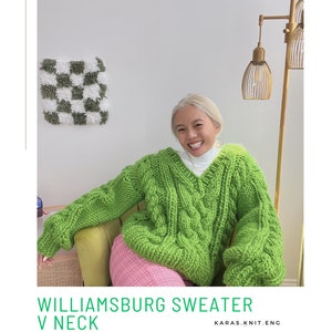 Williamsburg Sweater V Neck Pattern