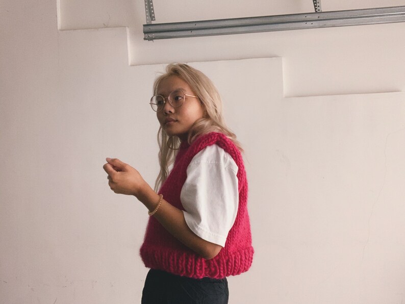 Half and Half Vest Pattern Etsy