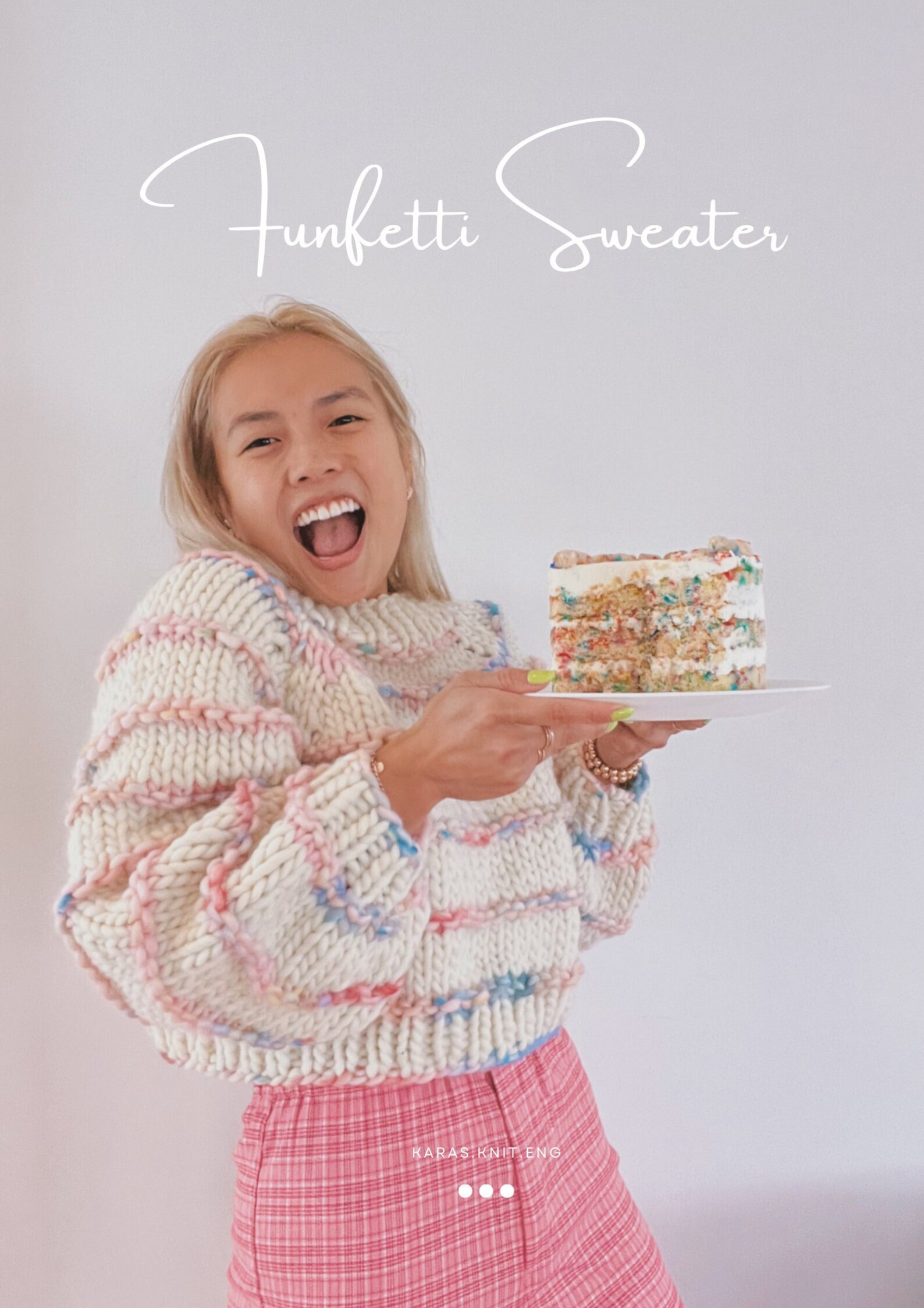 Funfetti Sweater Pattern - Etsy