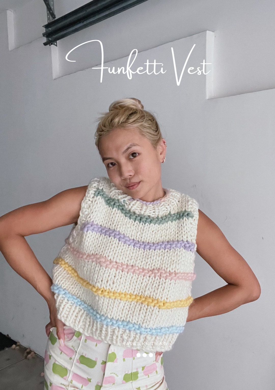 Funfetti Vest Pattern - Etsy