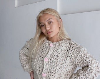 Fashionably Lace Cardigan Lite Pattern - Etsy Fashionably Lace Cardigan Lite Pattern - Etsy