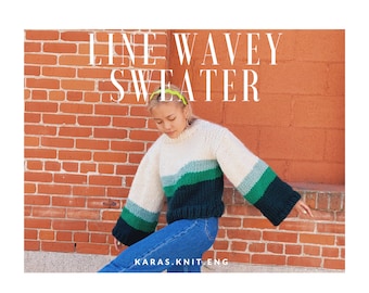 Line Wavey Sweater Pattern