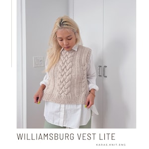 Williamsburg Vest Lite Pattern