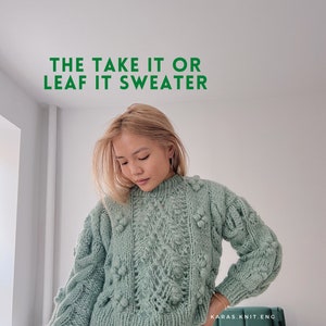 Take It or Leaf It Sweater Pattern