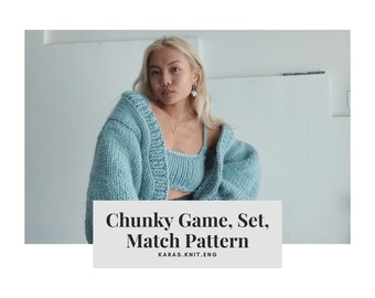 Chunky Game, Set, Match Pattern