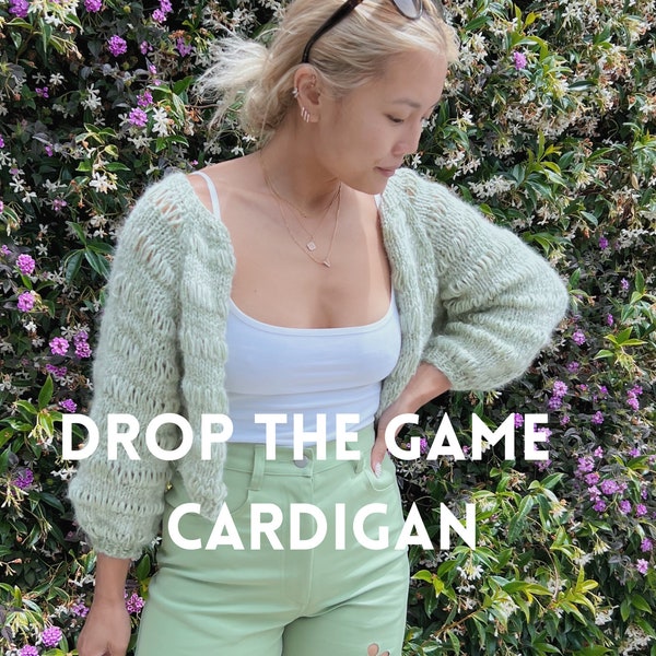 Drop the Game Cardigan Pattern