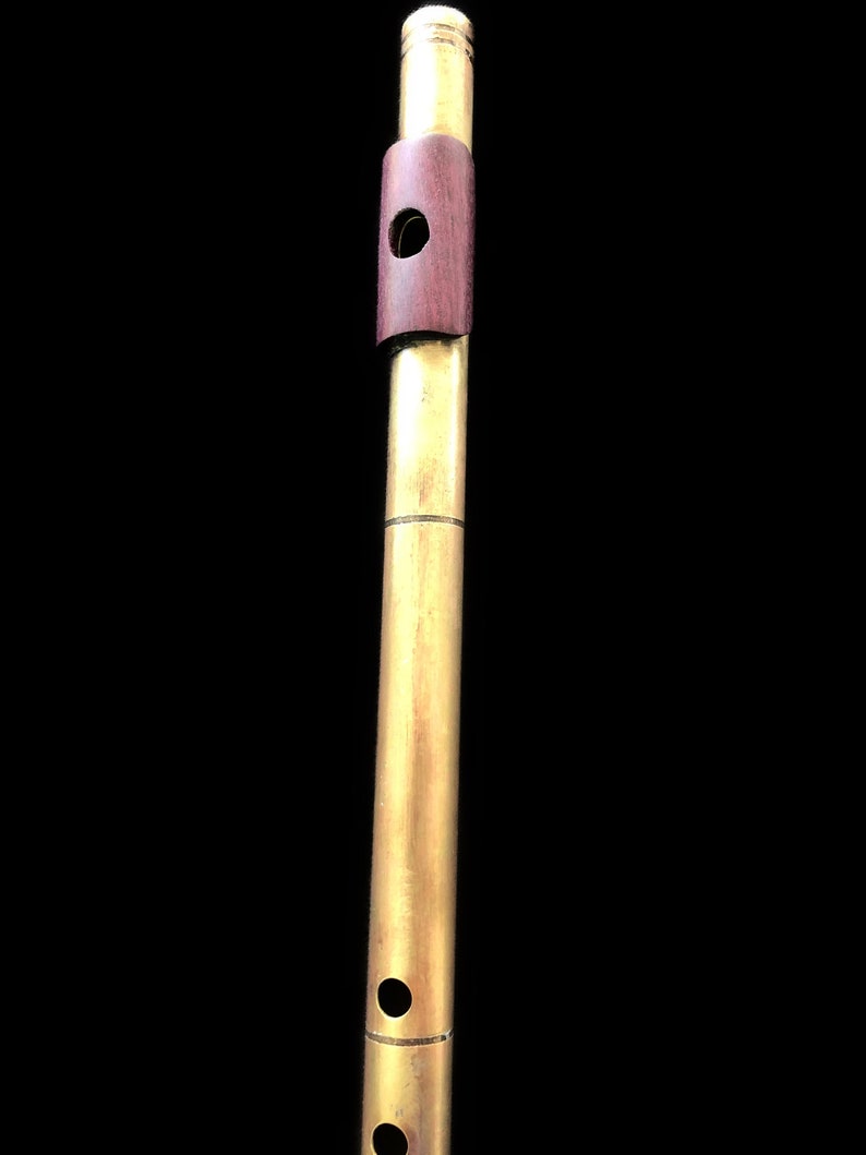 Transverse Flutes Brass and Wood Handmade Key of G Gentle Winds Flute