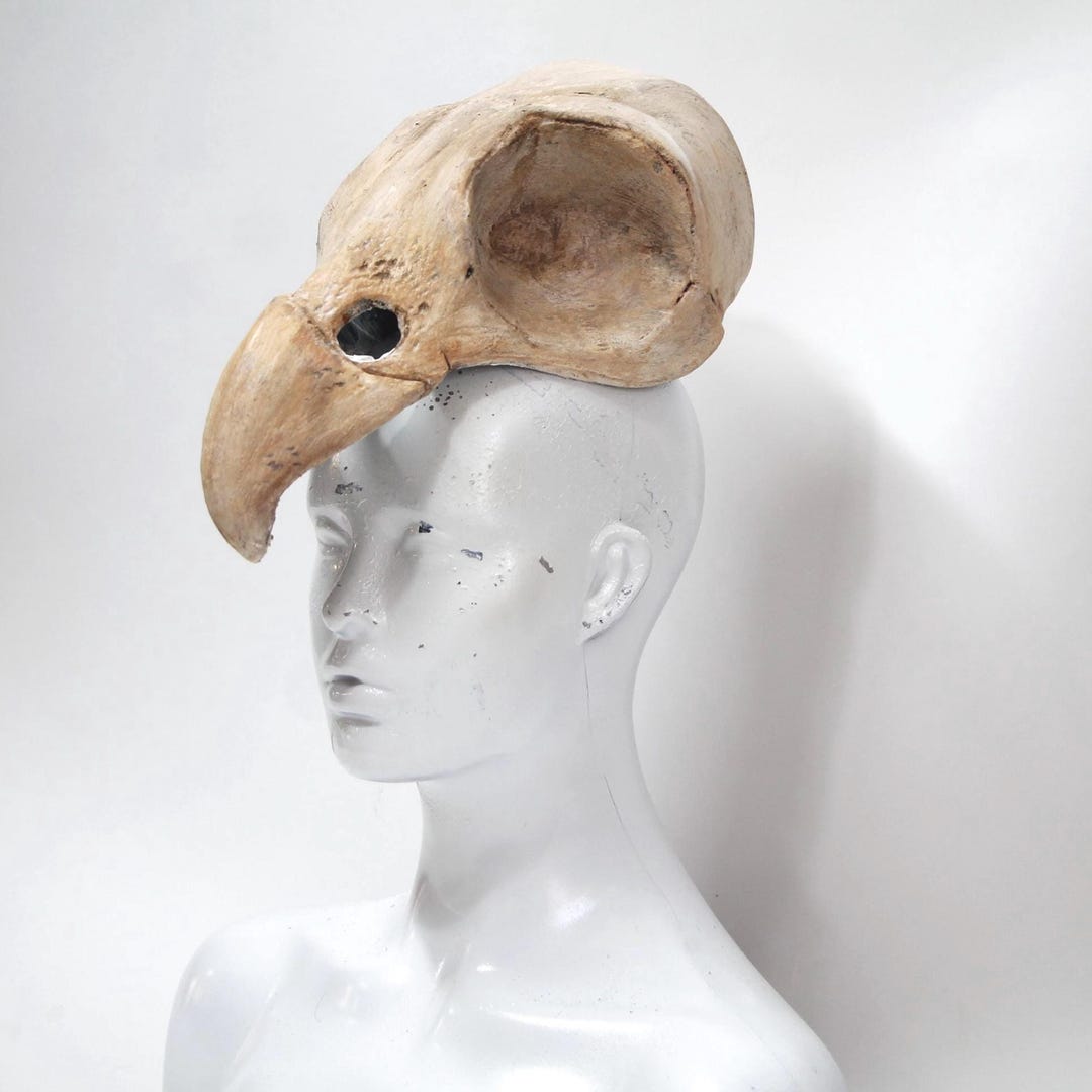 Ancient Ritual Using Bird Heads Bird Skull Headdress Shaman Pagan Ritual Viking Headpiece - Etsy