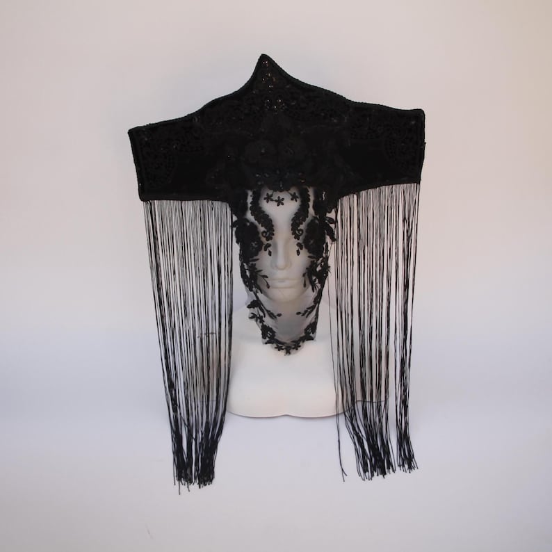 Annabella Veil Headpiece Black