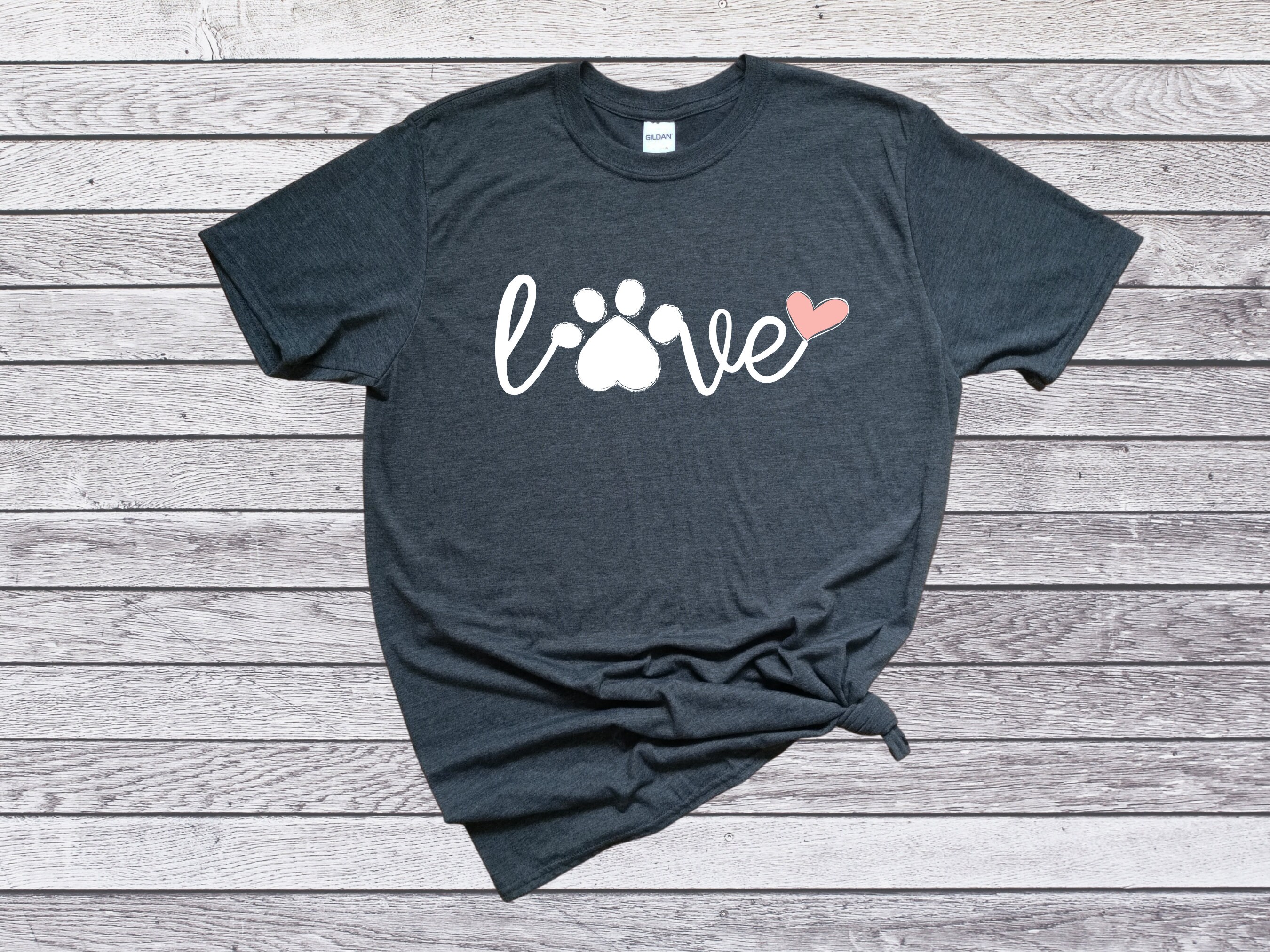 Rescue Dog Shirt Dog Love Shirt I Love My Dog Shirt Dog Etsy