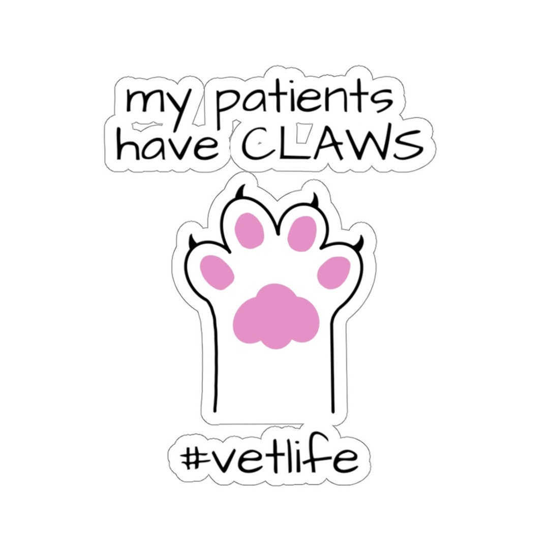 Vet Tech Stickers Cute Vet Tech Sticker Funny Vet Tech Etsy