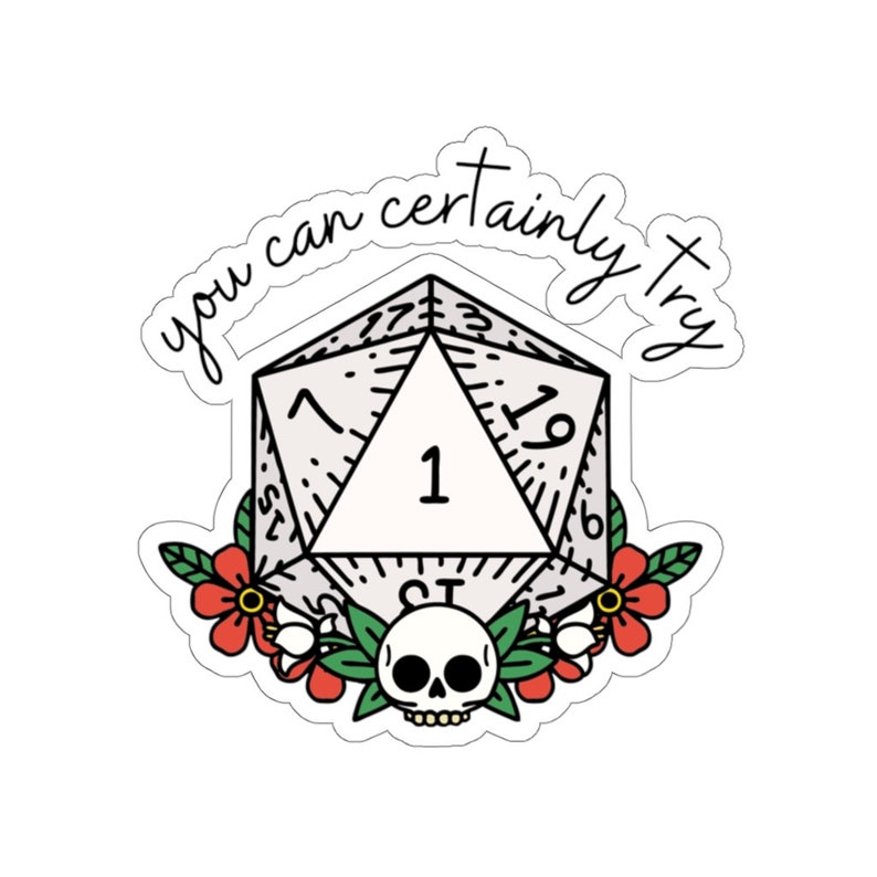 DND Stickers Dungeon and Dragon Stickers Dnd D20 Sticker - Etsy