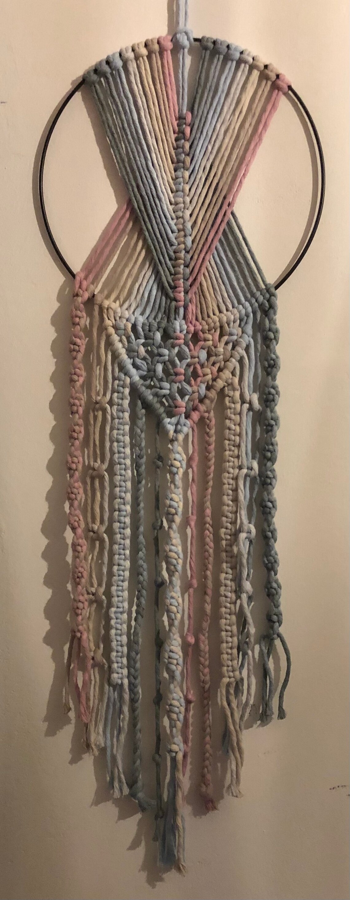 Macrame dream catcher wall hanging boho diy wall decoration Etsy