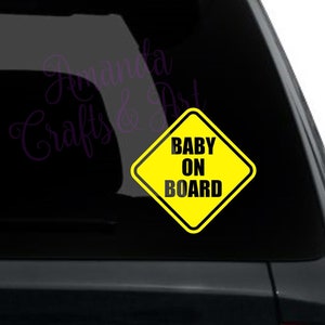 Baby On Board - Klasyczna naklejka