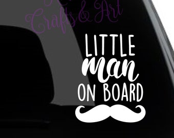 Little Man On Board - Decal