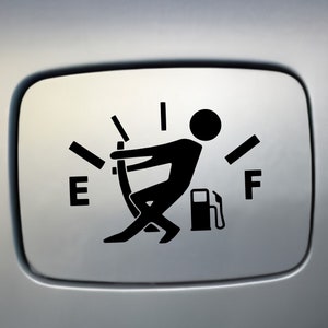 Funny Gas Tank Decal