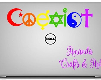 Rainbow Coexist - Vinyl Decal