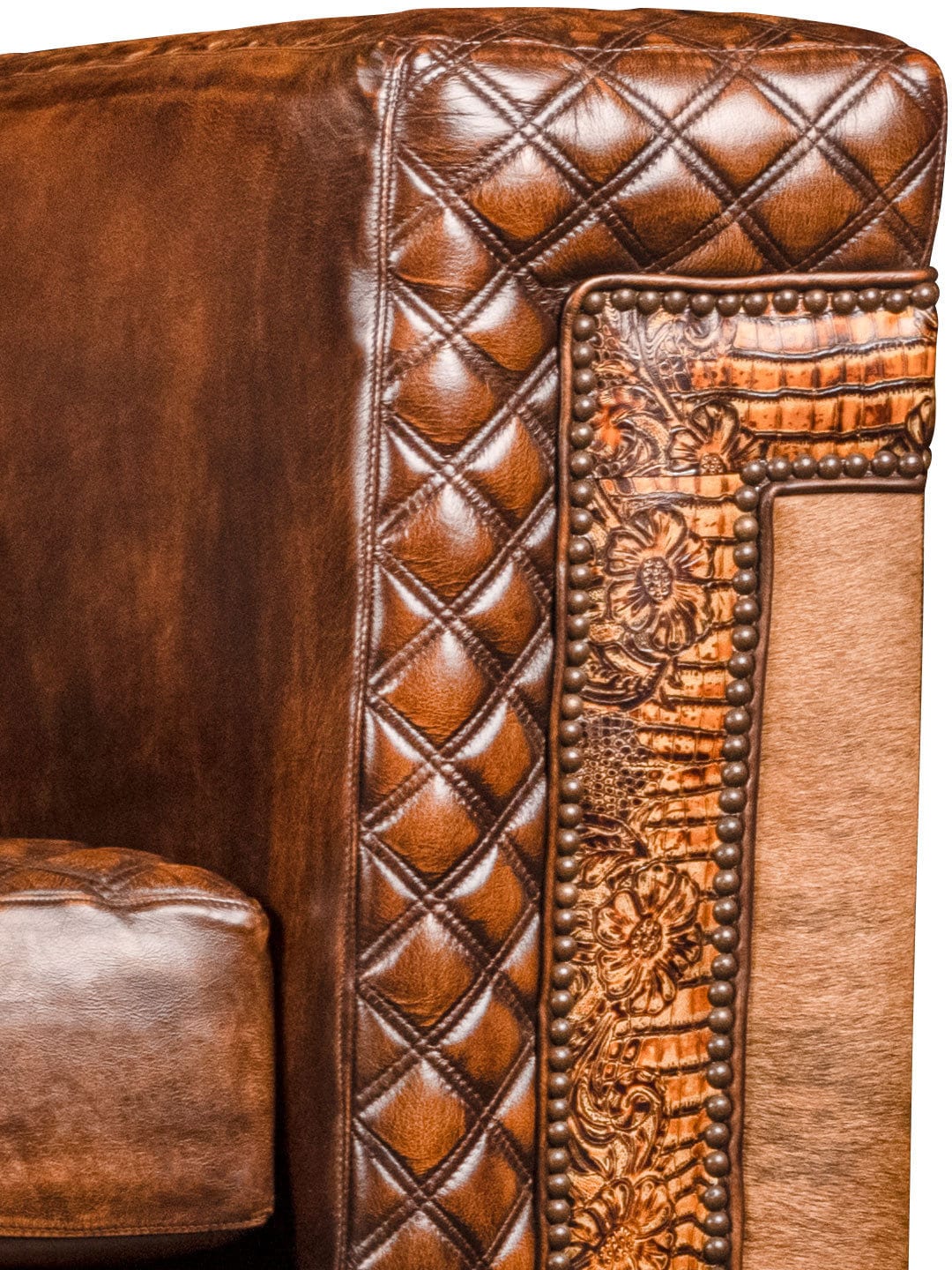 Rodeo Architect Quilted Leather Sofa Etsy