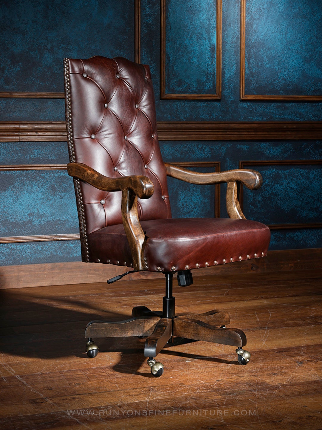 Crocodile Sienna Western Desk Chair Etsy