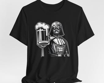Camiseta The Brews Are Strong, camiseta de cerveza Darth Vader, camiseta de cerveza artesanal de Star Wars, ropa geek unisex