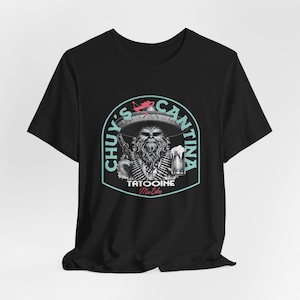 Chuys Cantina T-Shirt Chewbacca Star Wars Shirt, Funny Sci-Fi Cantina Tee, Unisex Streetwear