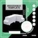 Bus Shape Box Template: Printable Gift/candy/cookies Box (digital ...