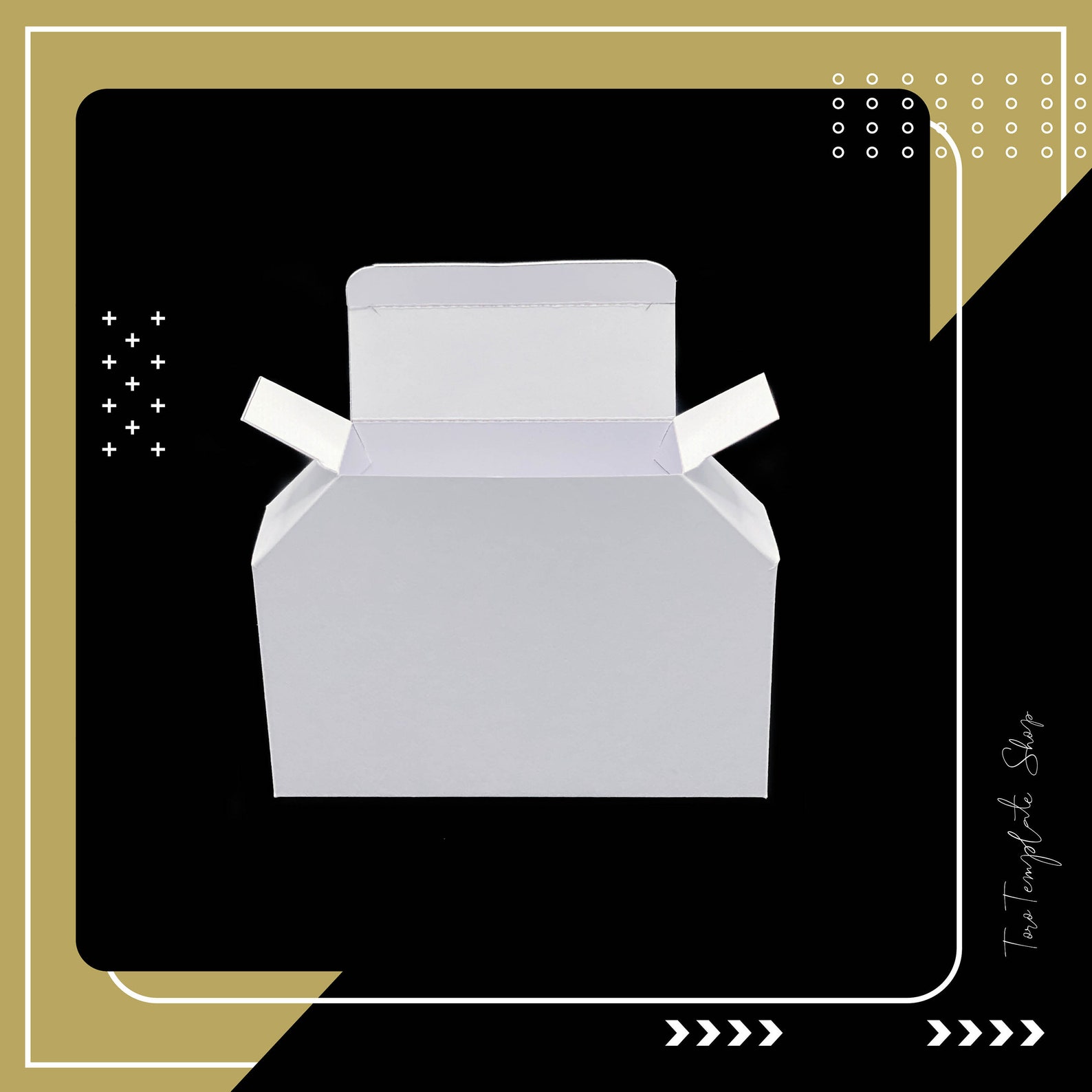 Hexagon Box Template, Gift Box Template, Candy Box Template, Resizeable ...