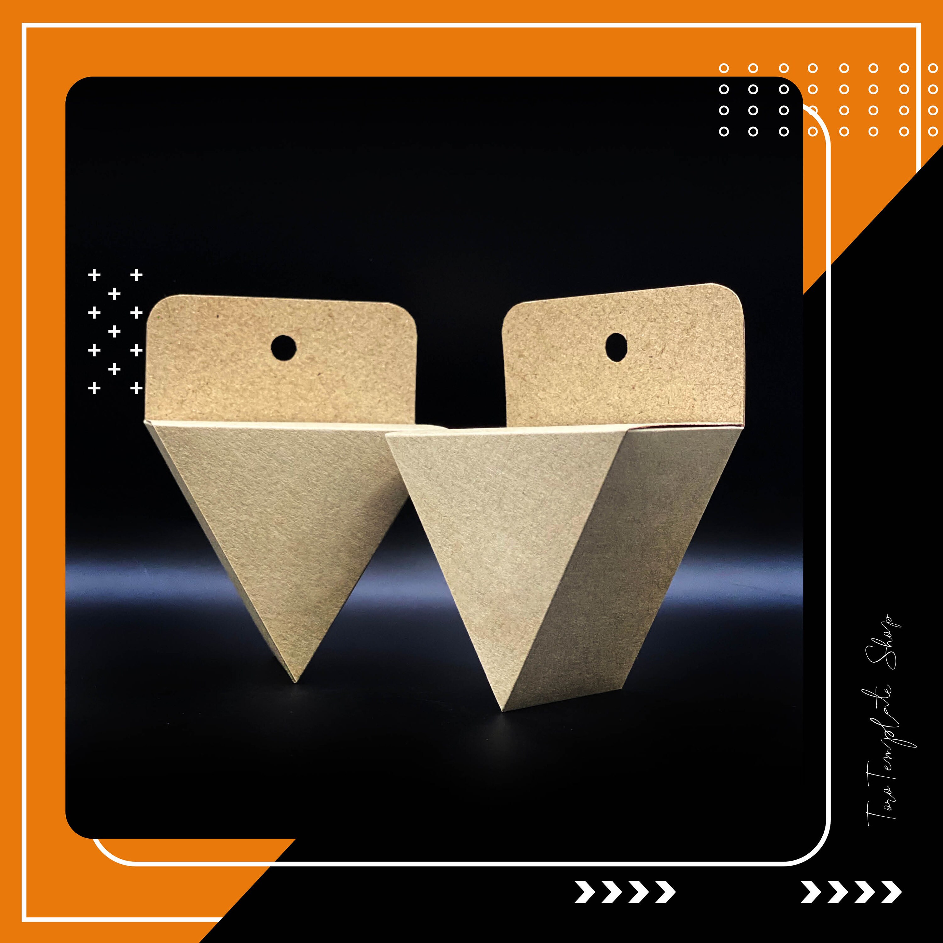 Triangle Box Template, Box Template, Cookies Box Template, Gift Box ...