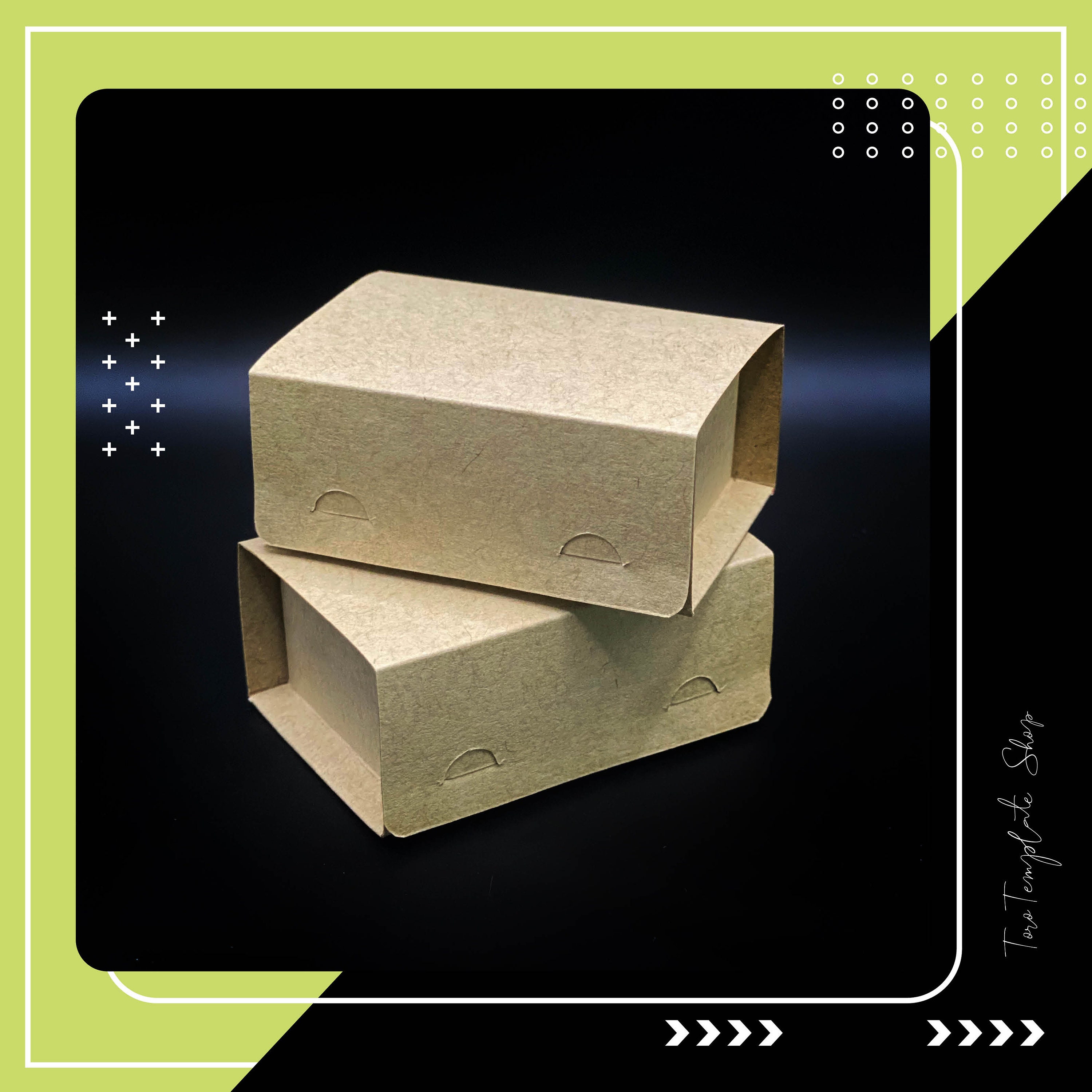 Rectangular Cookie Box Rectangle Box Template, Cookies Box Template, Gift Box Template, Candy ...
