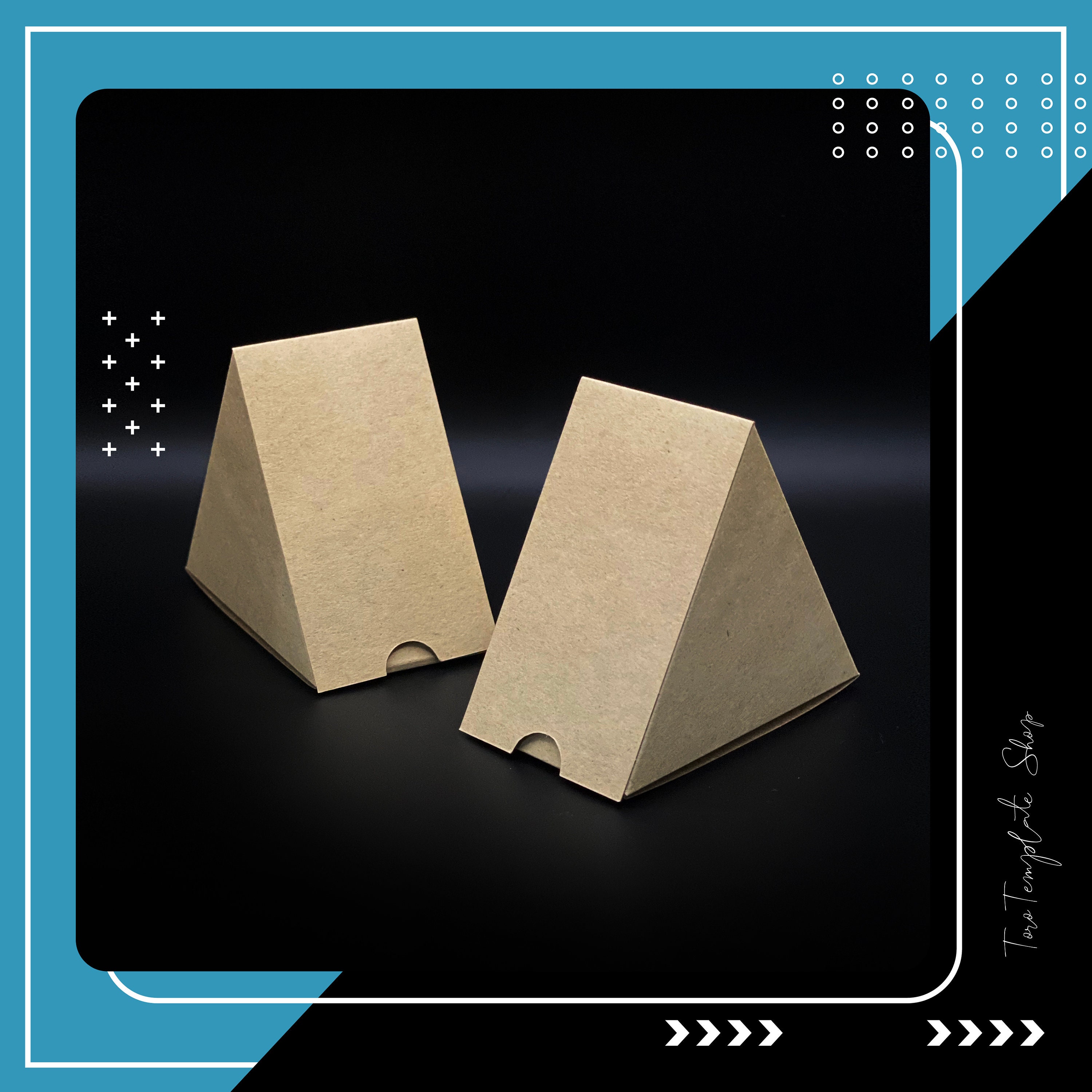 Triangle Box Template: Printable Gift/candy Box (digital Download) - Etsy