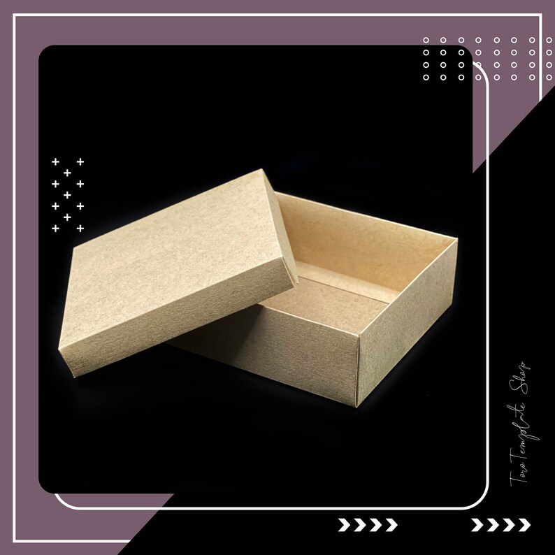 Rectangular Cookie Box Rectangle Box Template, Cookies Box Template, Gift Box Template, Candy ...