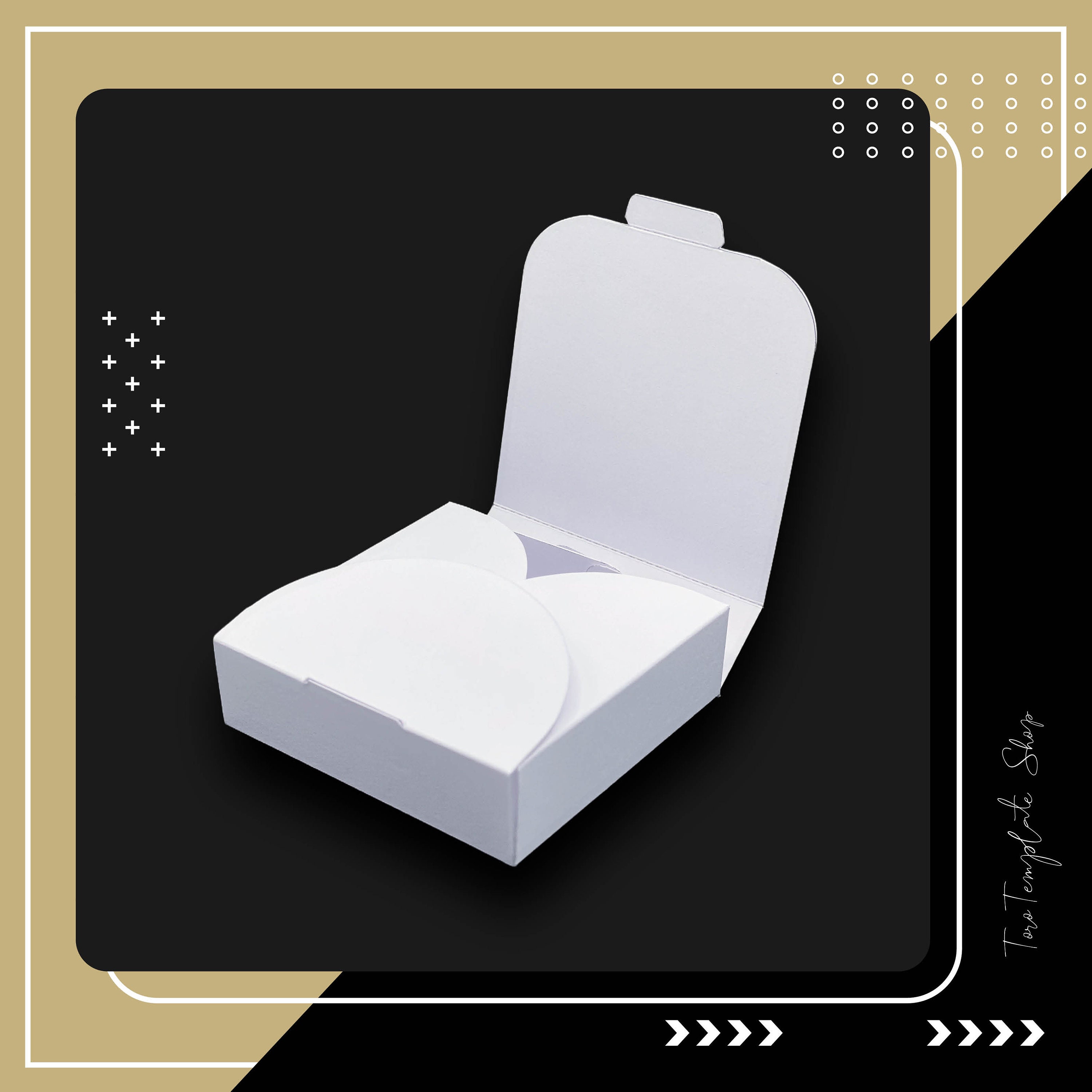 Rectangle Box Template: Resizeable Gift/pizza/cookie Box (digital ...
