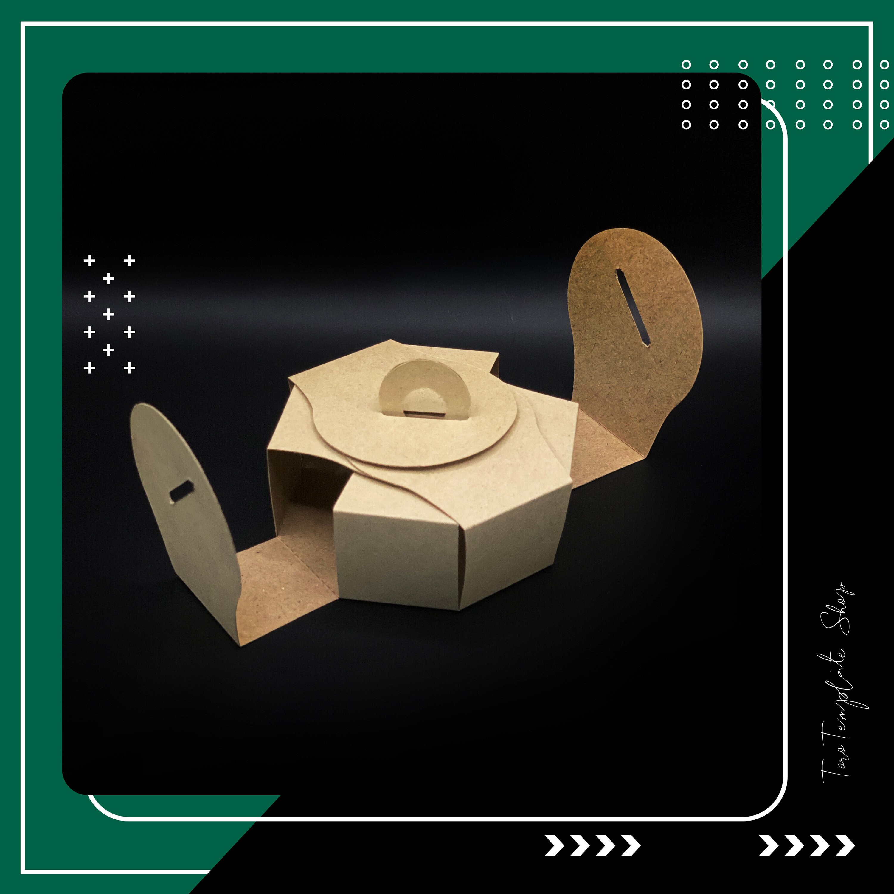 Octagon Box Template, Box Template, Cookies Box Template, Gift Box ...