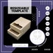 2 Drawer Box Template, Gift Box Template, Candy Box Template ...