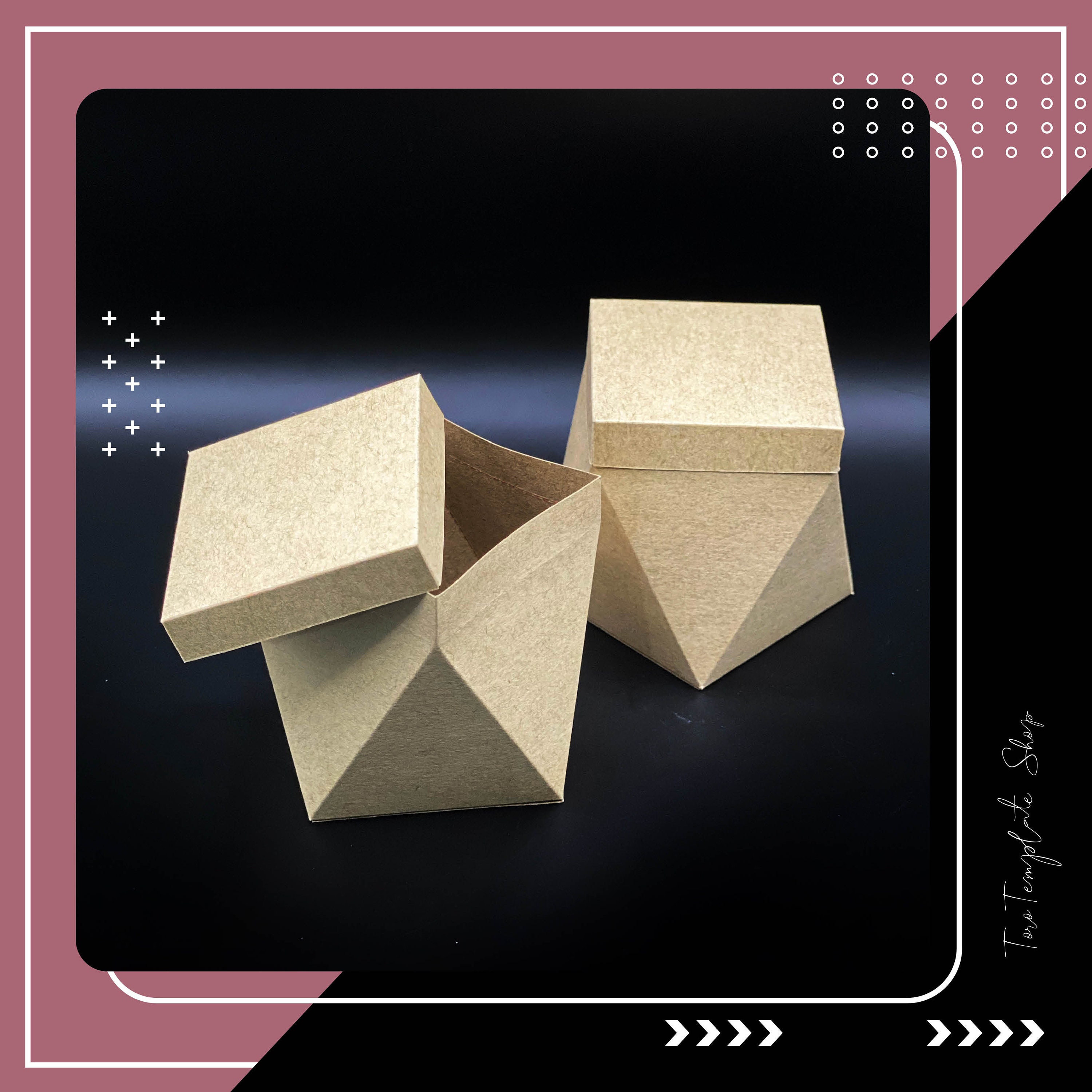 Octagon Box Template, Box Template, Cookies Box Template, Gift Box ...