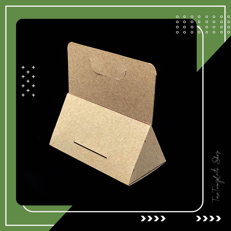 Triangle Box Template, Gift Box Template, Candy Box Template, Cookies ...