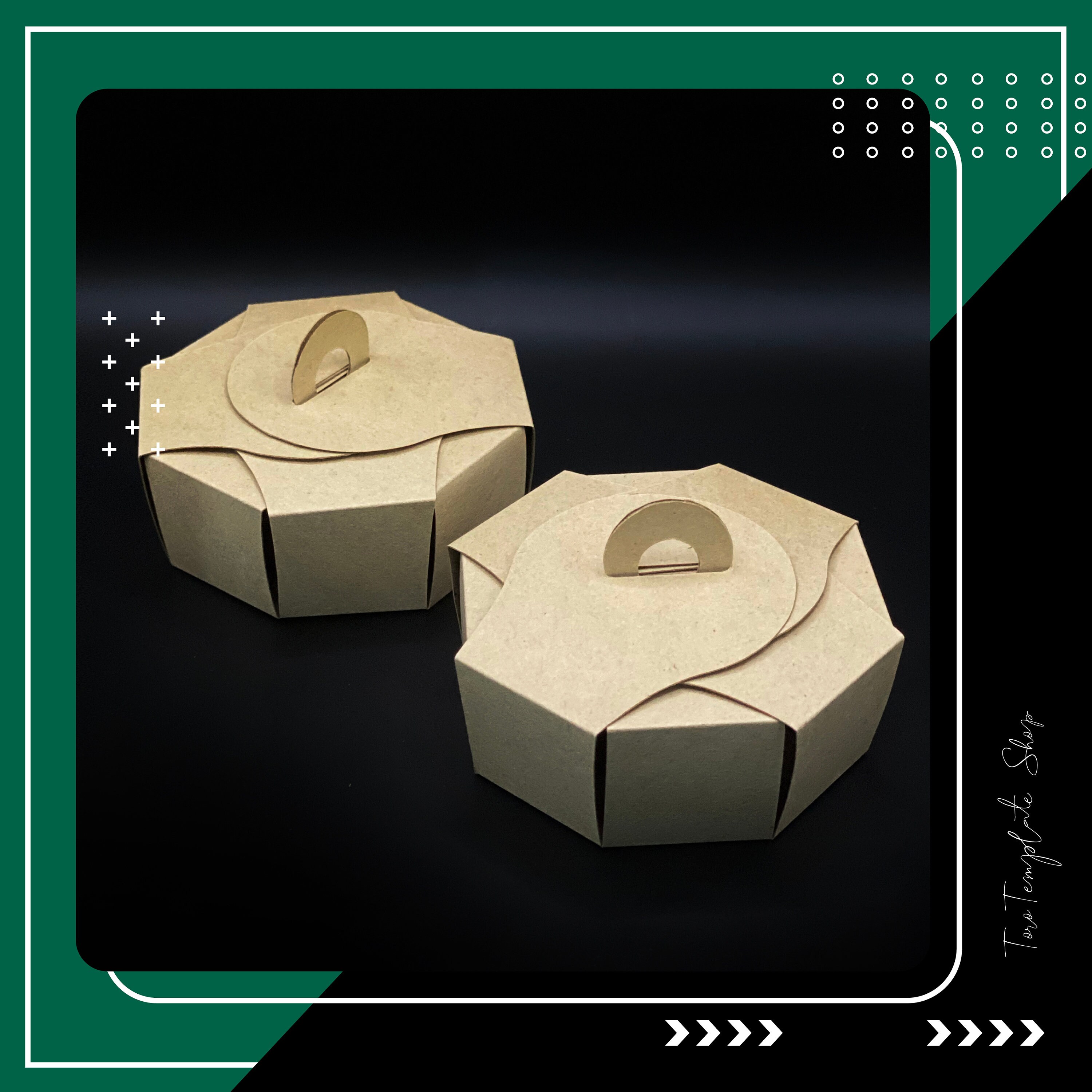 Octagon Box Template, Box Template, Cookies Box Template, Gift Box ...