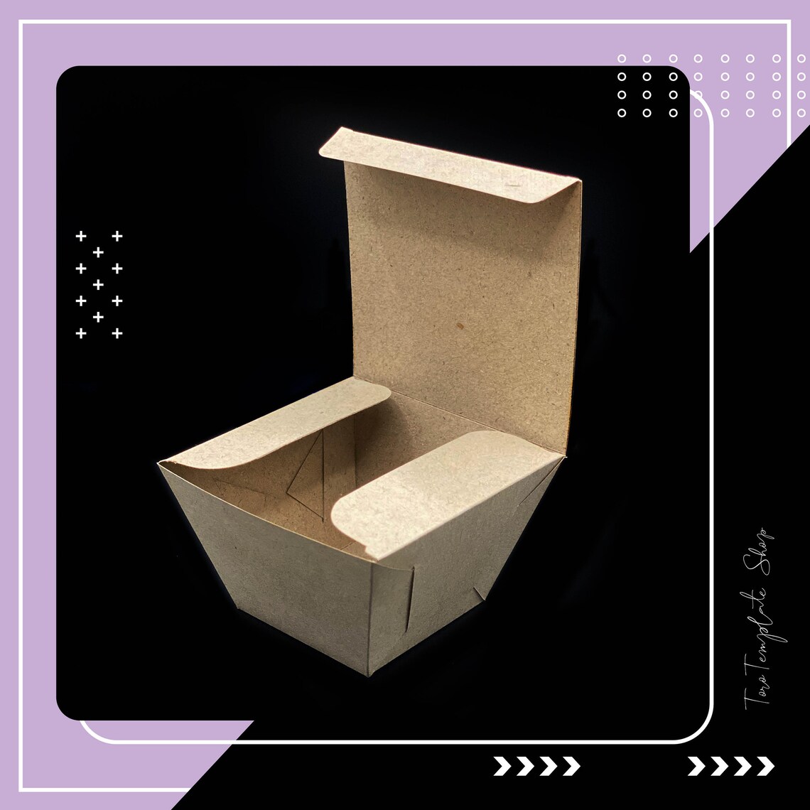 Trapezoid Box Template Gift Box Template Candy Box Template Etsy