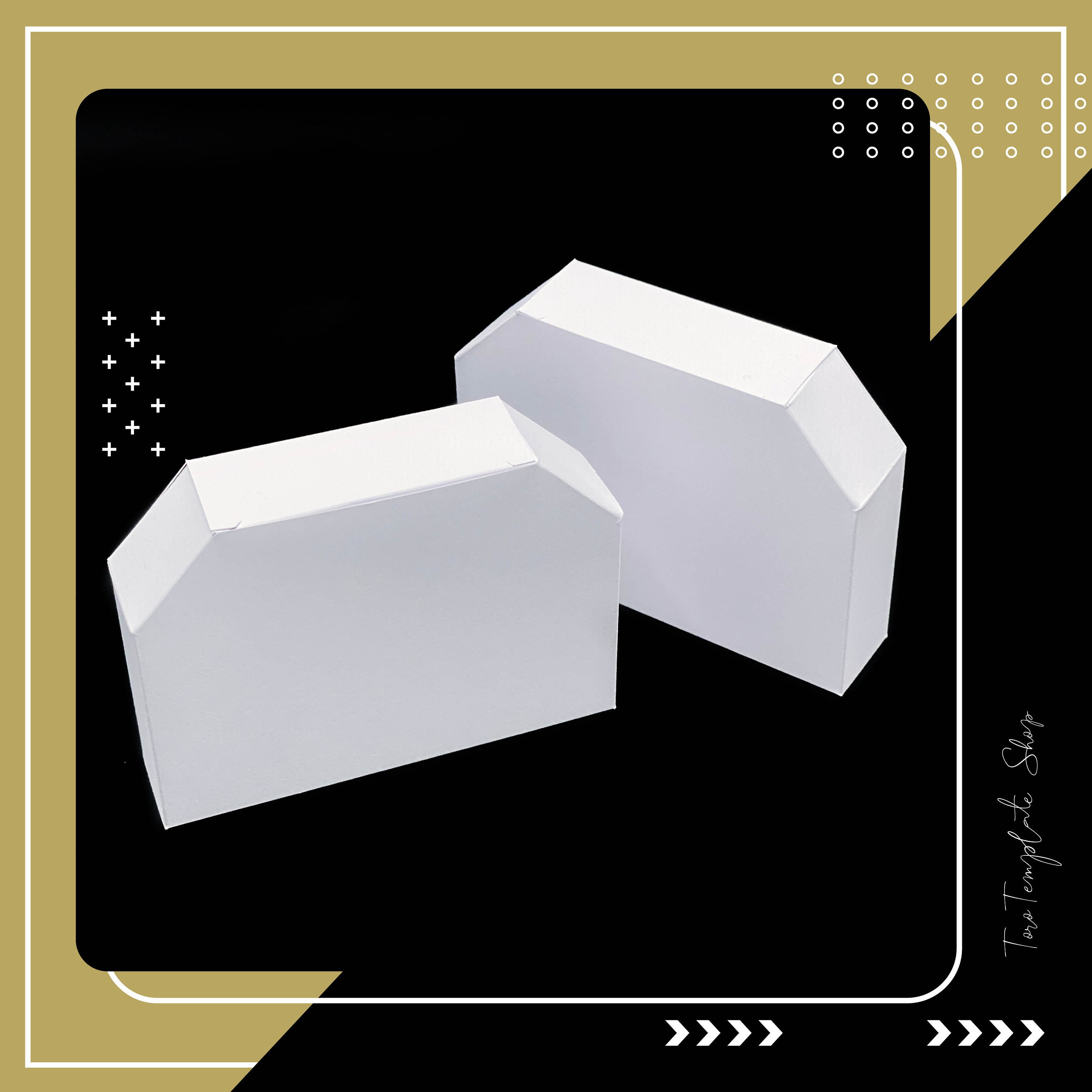 Hexagon Box Template, Gift Box Template, Candy Box Template, Resizeable ...