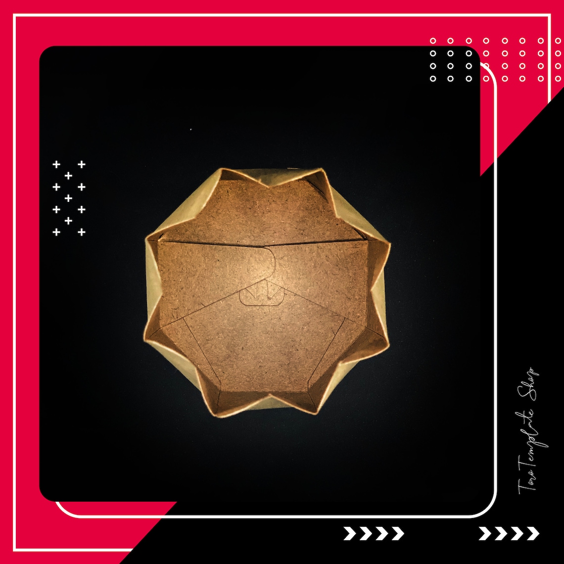 Octagon Box Template: Resizeable Gift/candy Box (digital Download) - Etsy