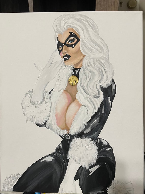 Black Cat Marvel Spiderman Legends Series Comics Comic Book Art Superhero  Sexy - Etsy Australia