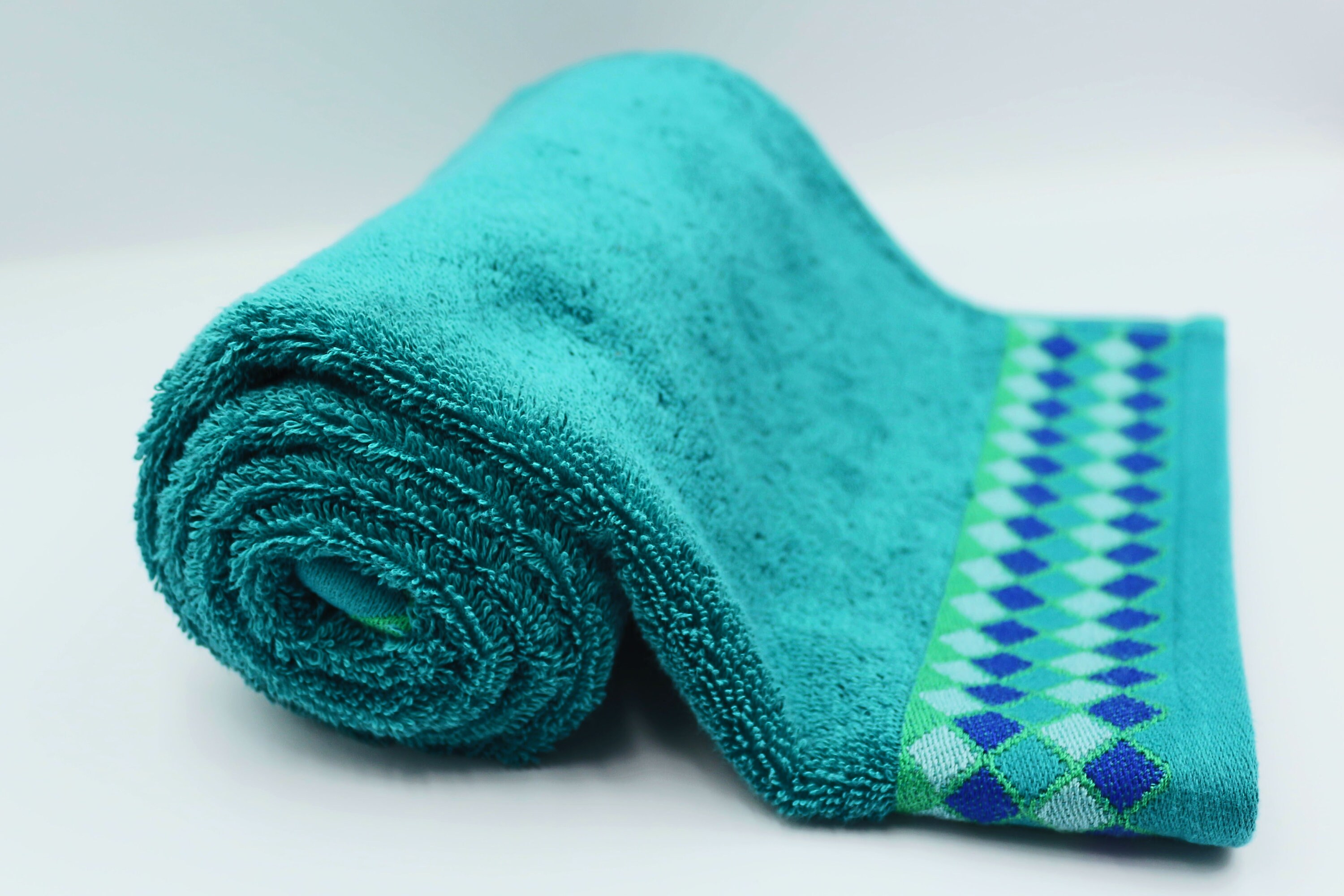 Turquoise Hand Towel 100 Cotton Beach Turkish Cotton Towel Etsy UK