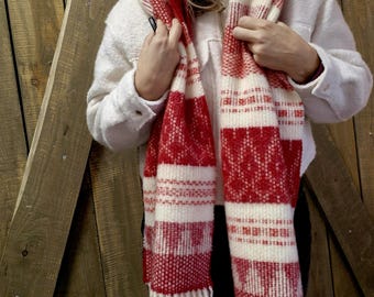 Wool Scarf, 100% Wool Thick Scarf, Winter Wedding, Personalized Christmas Gift , Large Wool Scarf, Oversize Wool Shawl