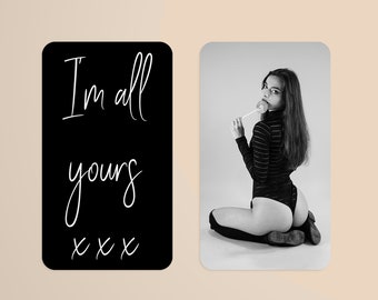 Boudoir Metal Wallet Photo: Sexy Birthday Gift for Husband Boyfriend - Private Metal Keepsake