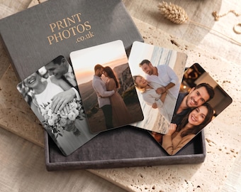 Sentimental Gift for Him | Personalised Double Sided Wallet Photo Card | 1st Wedding Anniversary Gift | Special Birthday Keepsake